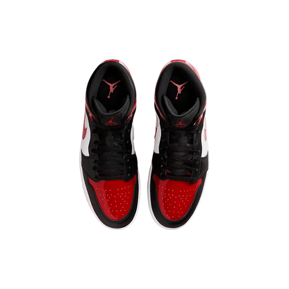 Air Jordan 1 Mid "Patent Bred Toe"