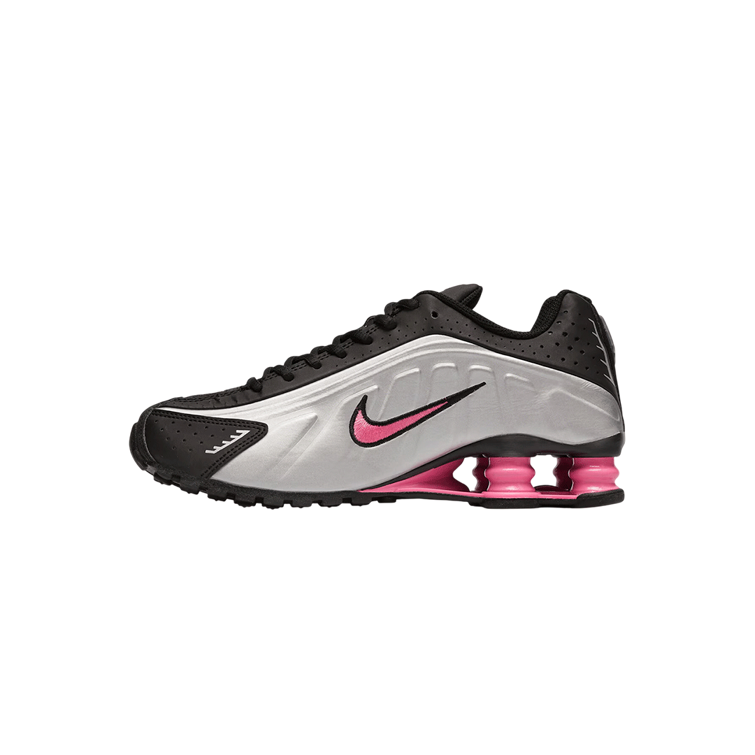 Nike Shox R4 GS "Metallic Silver Pinkside"