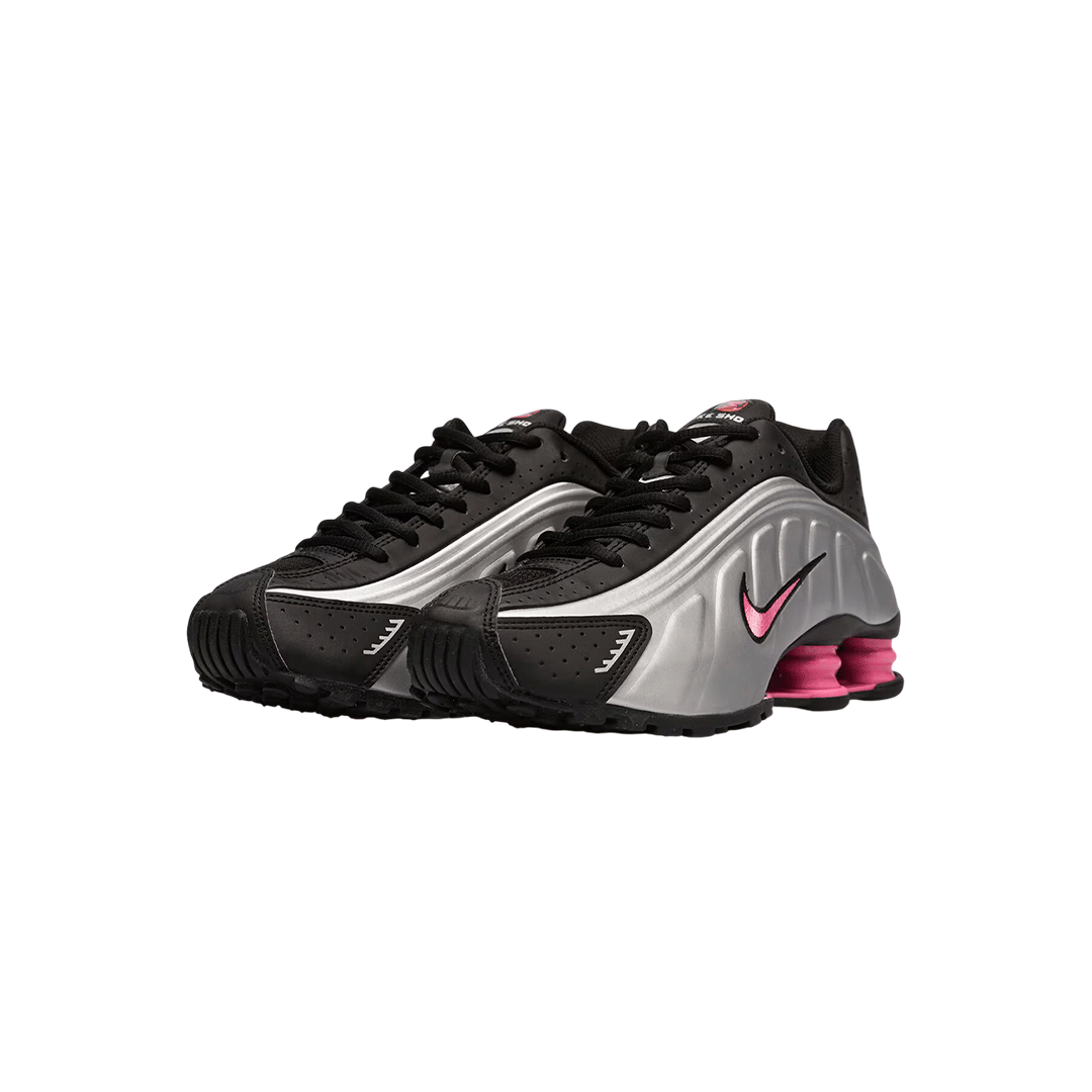 Nike Shox R4 GS "Metallic Silver Pinkside"