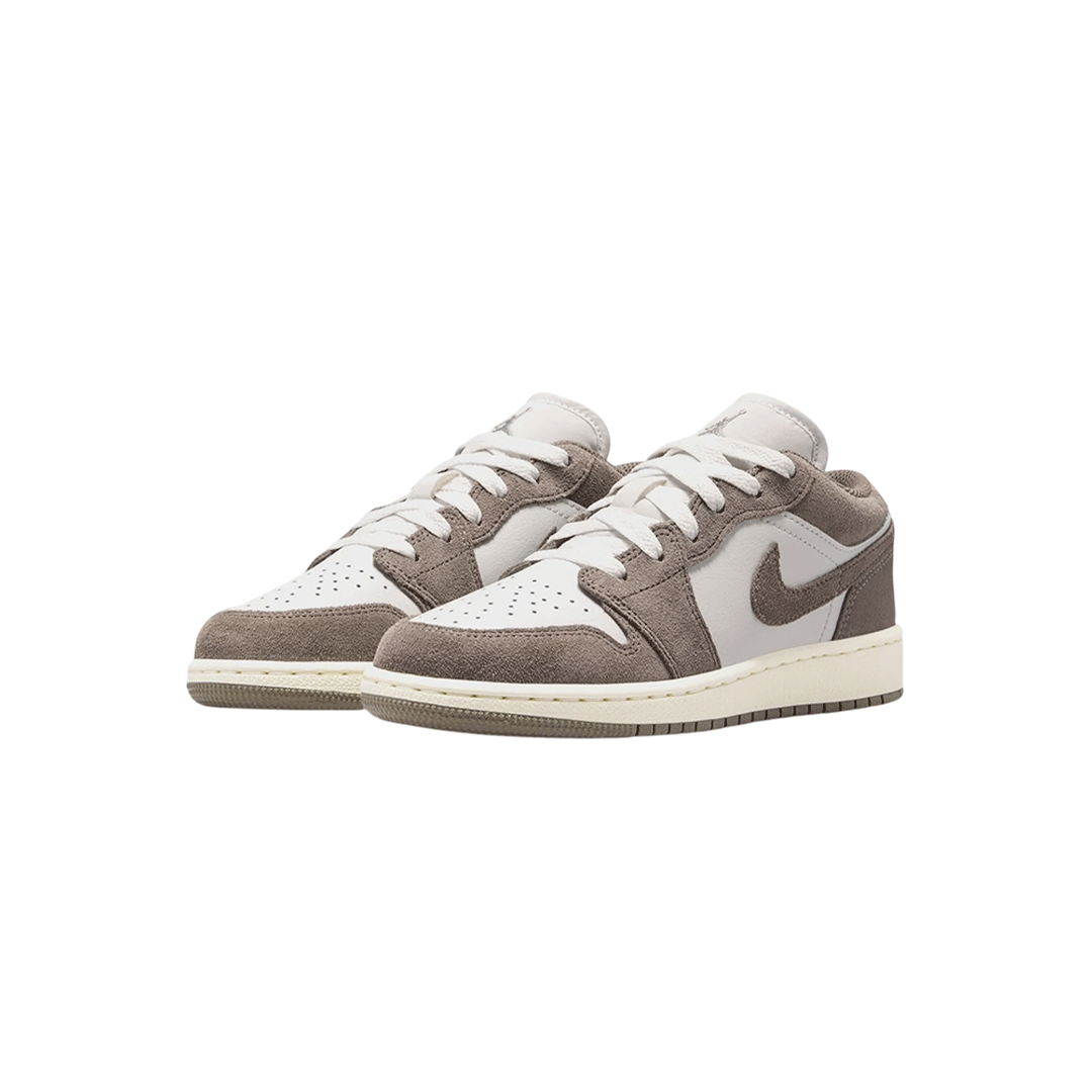 Air Jordan 1 Low GS "Olive Grey Enigma Stone"