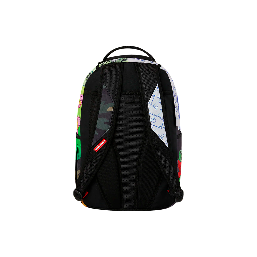 Sprayground "Pure Gold Money Collage"