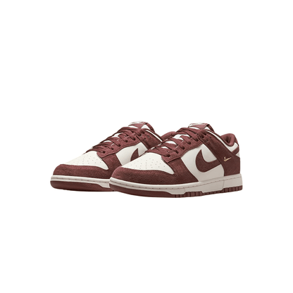 Nike Dunk Low "Red Sepia Gold Mini Swoosh"
