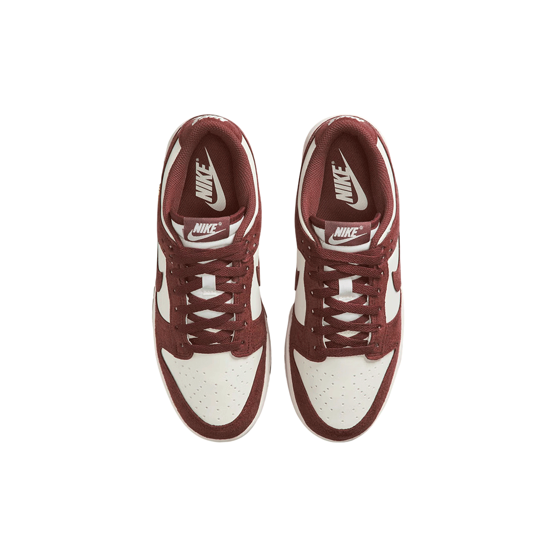 Nike Dunk Low "Red Sepia Gold Mini Swoosh"