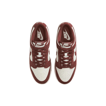 Nike Dunk Low "Red Sepia Gold Mini Swoosh"