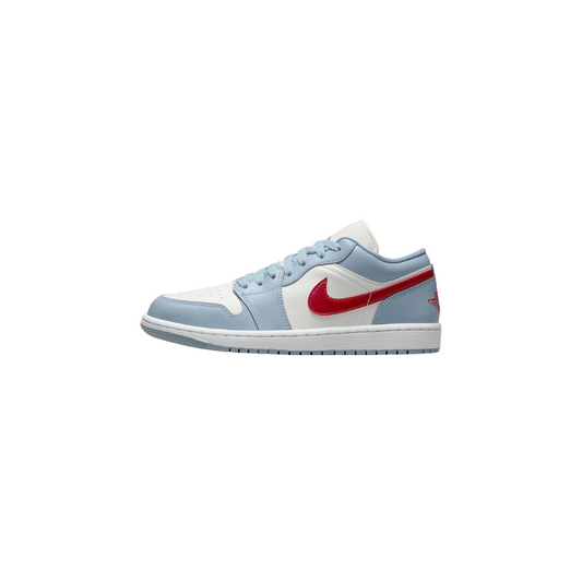 Jordan 1 Low Blue Whisper Dune Red