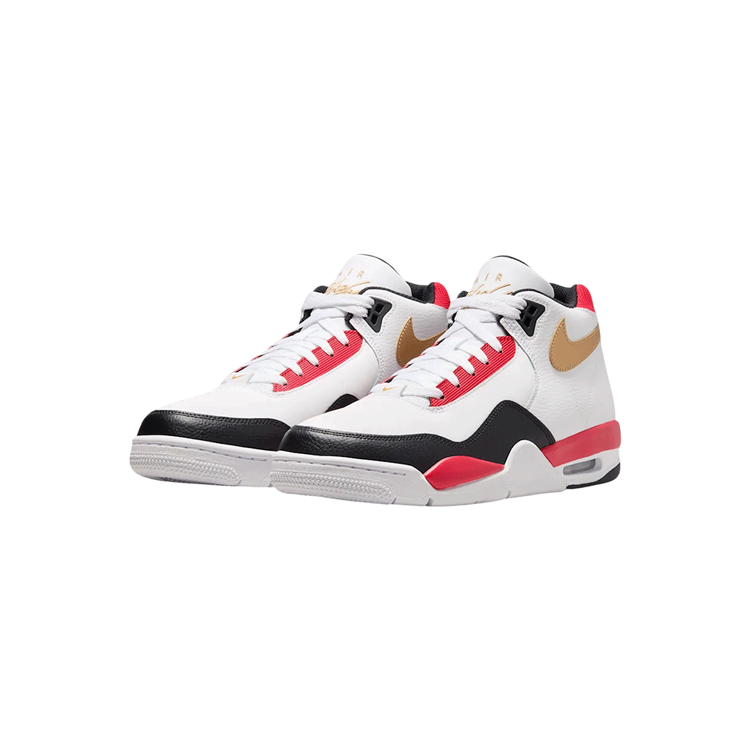 Nike Flight Legacy "White Red Gold"