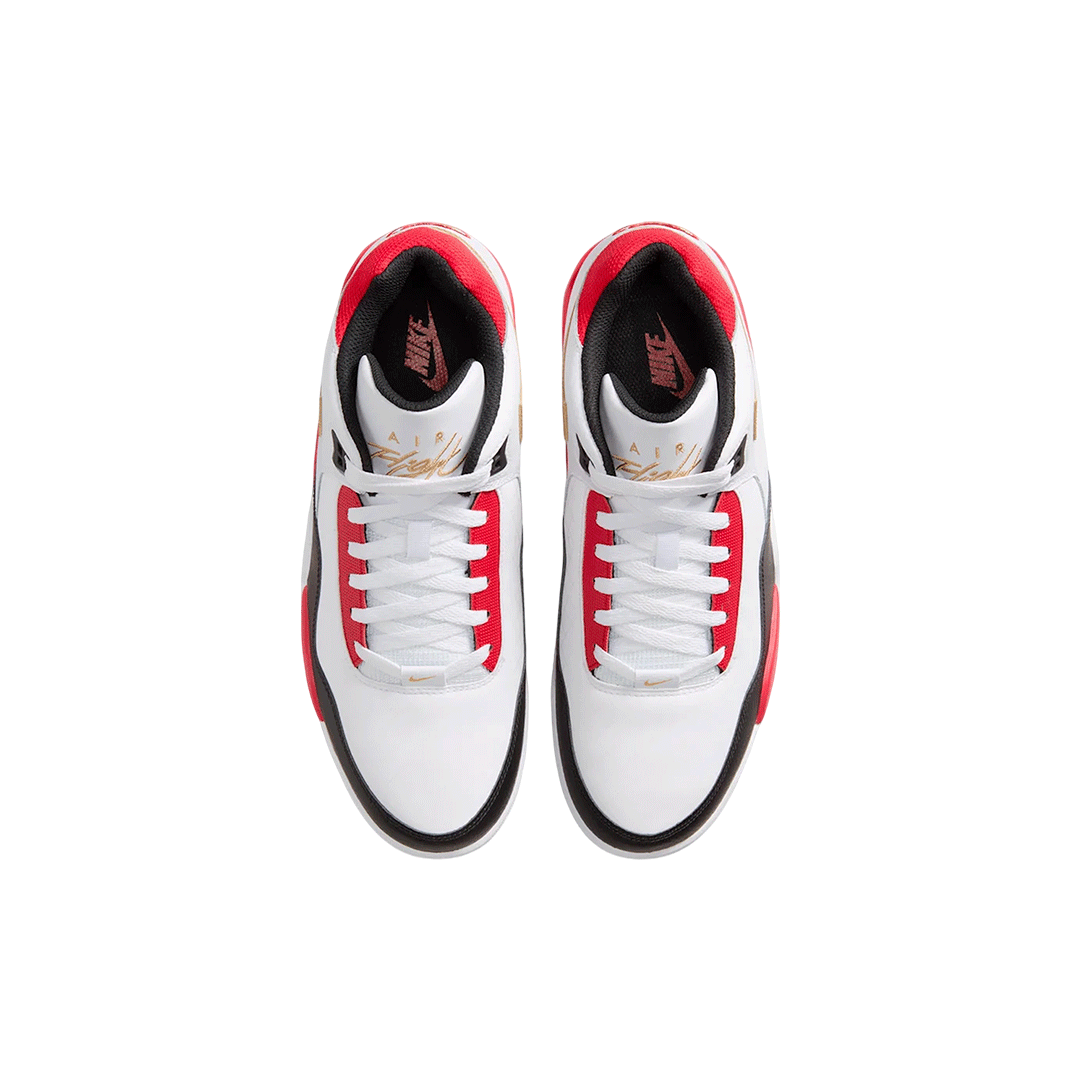 Nike Flight Legacy "White Red Gold"