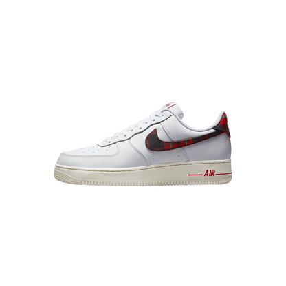 Nike Air Force 1 Low '07 LV8 "Tartan Plaid White University Red"