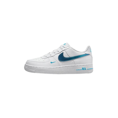 Nike Air Force 1 Low GS "White Iridescent Blue"