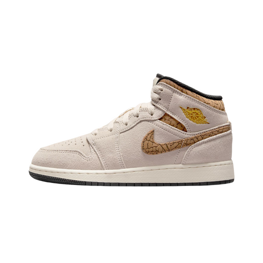 Jordan 1 Mid SE Brown Elephant GS