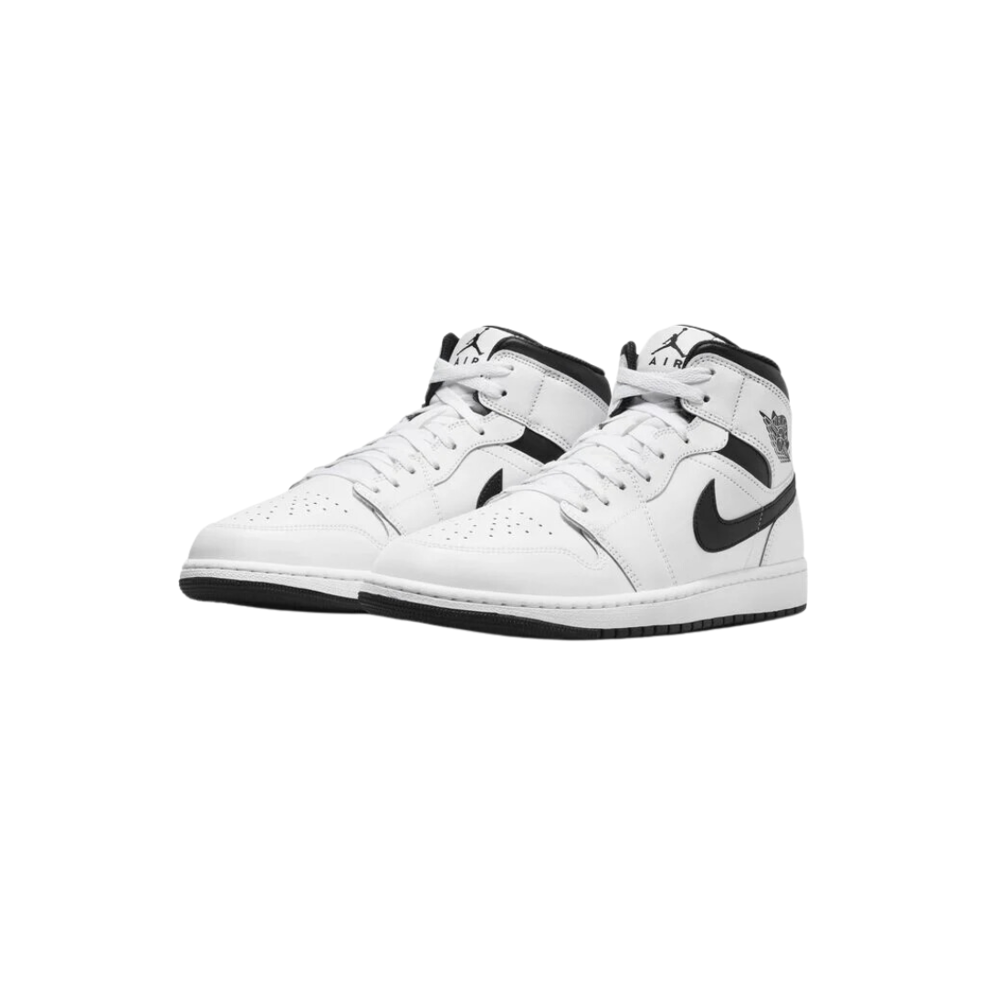 Air Jordan 1 Mid "White Black "