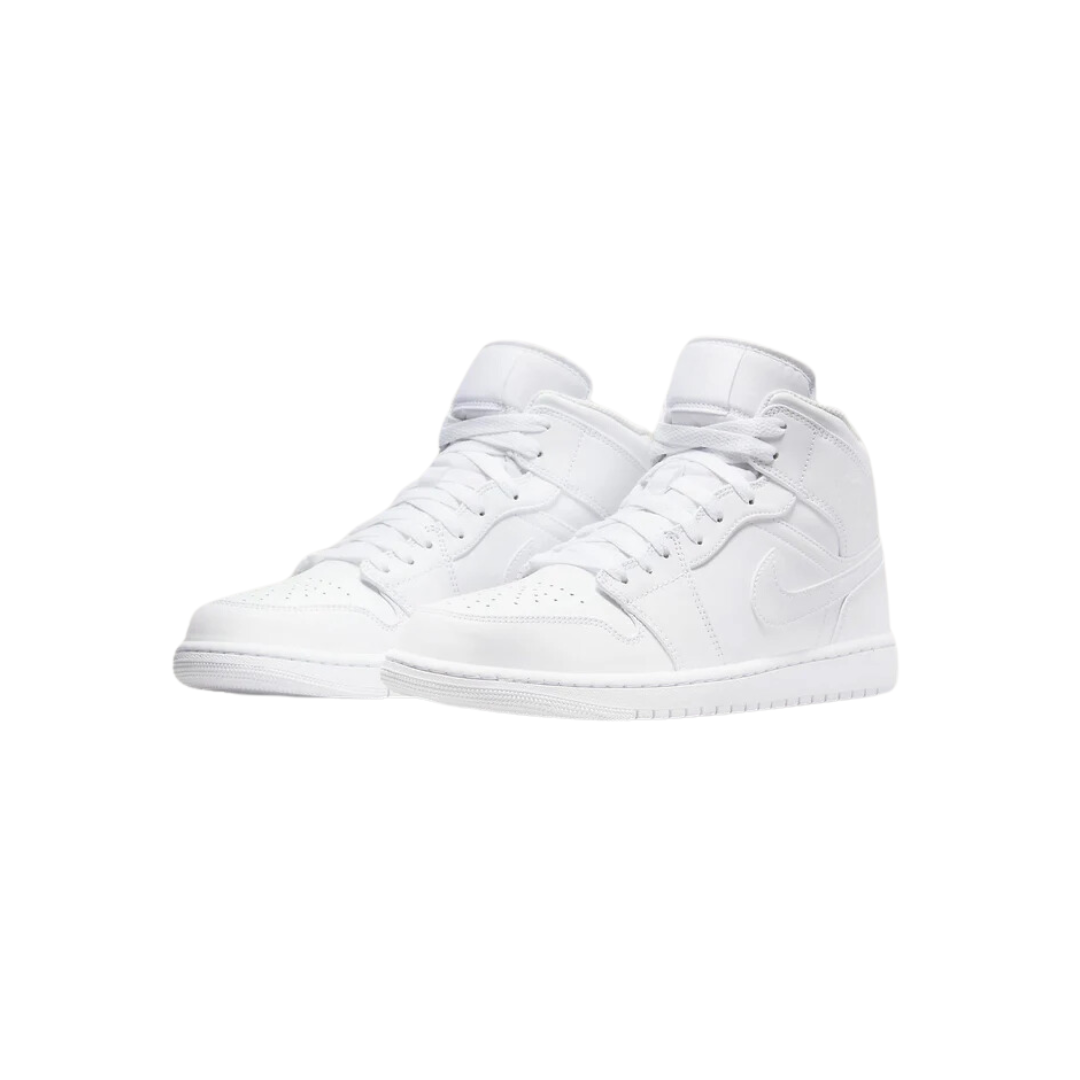 Jordan 1 Mid "Triple White"